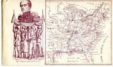 71x016.8 - Major General John Ellis Wool U. S. A. and Map of Eastern United States